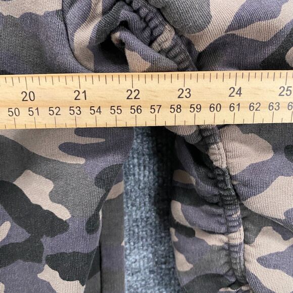 ASHES TO DVST Cardigan Womens XL Brown Camo Open Front Hooded Grunge 90s Causal - Picture 9 of 10